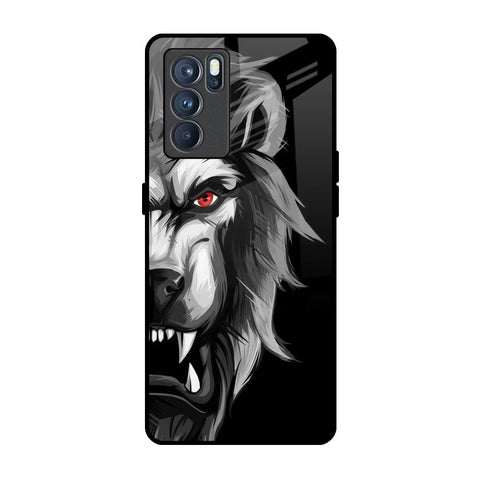 Wild Lion Oppo Reno6 Glass Back Cover Online