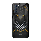 Black Warrior Oppo Reno6 Glass Back Cover Online