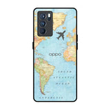 Fly Around The World Oppo Reno6 Glass Back Cover Online
