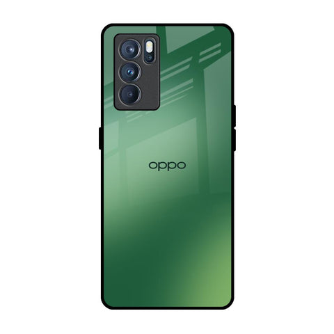 Green Grunge Texture Oppo Reno6 Glass Back Cover Online