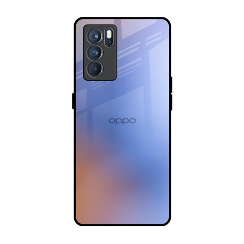 Blue Aura Oppo Reno6 Glass Back Cover Online