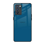 Cobalt Blue Oppo Reno6 Glass Back Cover Online