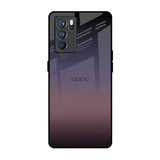 Grey Ombre Oppo Reno6 Glass Back Cover Online