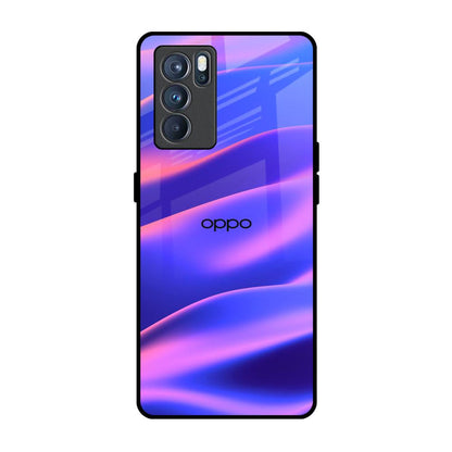Colorful Dunes Oppo Reno6 Glass Back Cover Online
