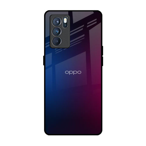 Mix Gradient Shade Oppo Reno6 Glass Back Cover Online