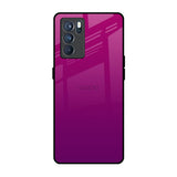 Magenta Gradient Oppo Reno6 Glass Back Cover Online