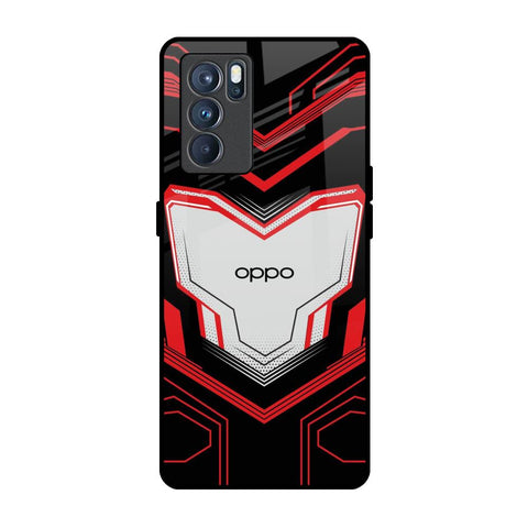 Quantum Suit Oppo Reno6 Glass Back Cover Online
