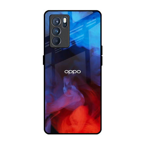 Dim Smoke Oppo Reno6 Glass Back Cover Online