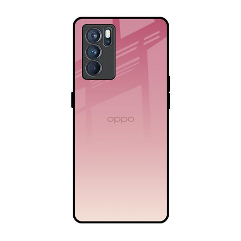 Blooming Pink Oppo Reno6 Glass Back Cover Online