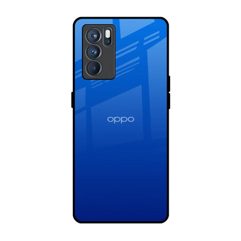 Egyptian Blue Oppo Reno6 Glass Back Cover Online