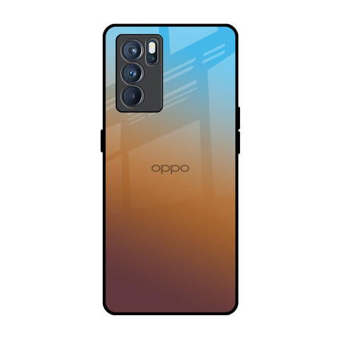 Rich Brown Oppo Reno6 Glass Back Cover Online