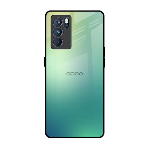 Dusty Green Oppo Reno6 Glass Back Cover Online