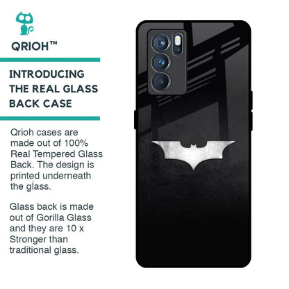 Super Hero Logo Glass Case for Oppo Reno6