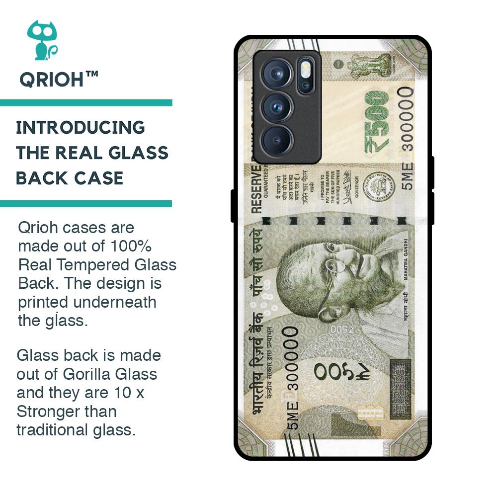 Cash Mantra Glass Case for Oppo Reno6