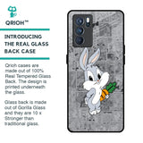 Cute Baby Bunny Glass Case for Oppo Reno6