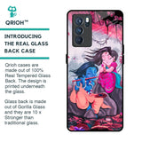 Radha Krishna Art Glass Case for Oppo Reno6