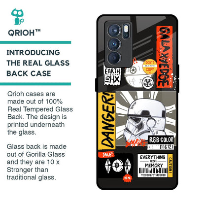 Galaxy Edge Glass Case for Oppo Reno6