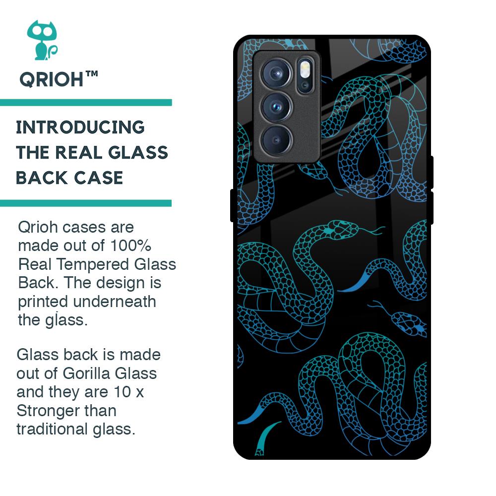 Serpentine Glass Case for Oppo Reno6