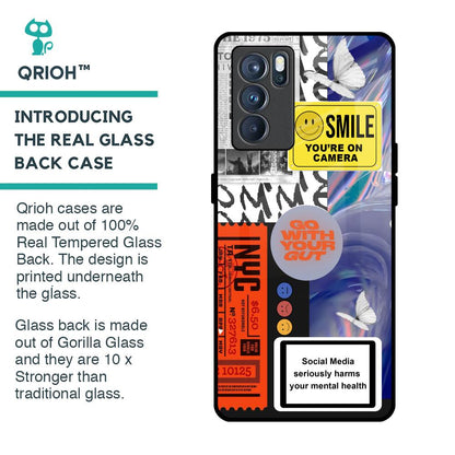 Smile for Camera Glass Case for Oppo Reno6