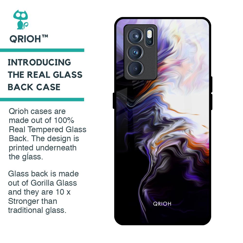 Enigma Smoke Glass Case for Oppo Reno6