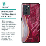 Crimson Ruby Glass Case for Oppo Reno6