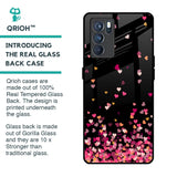 Heart Rain Fall Glass Case For Oppo Reno6