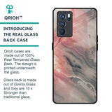 Pink And Grey Marble Glass Case For Oppo Reno6