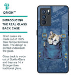Kitty In Pocket Glass Case For Oppo Reno6