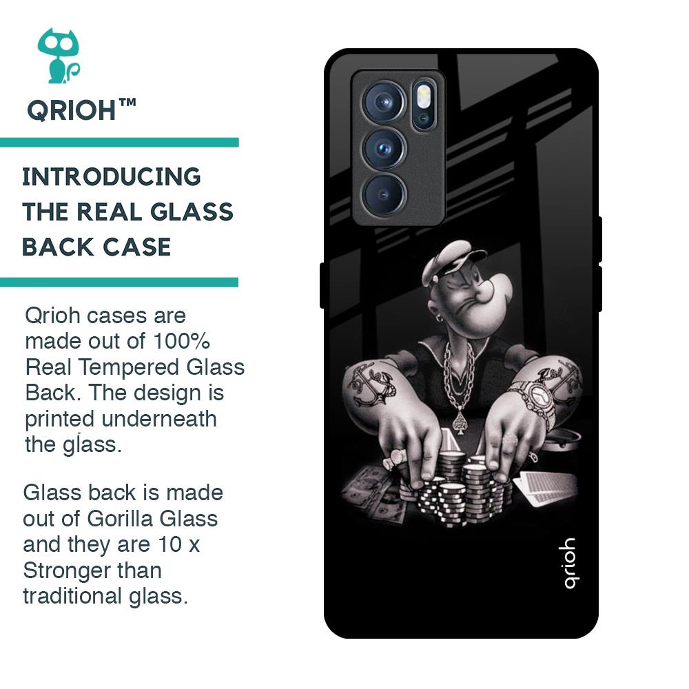 Gambling Problem Glass Case For Oppo Reno6