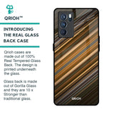 Diagonal Slash Pattern Glass Case for Oppo Reno6