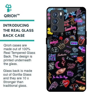 Accept The Mystery Glass Case for Oppo Reno6
