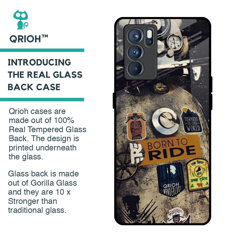 Ride Mode On Glass Case for Oppo Reno6