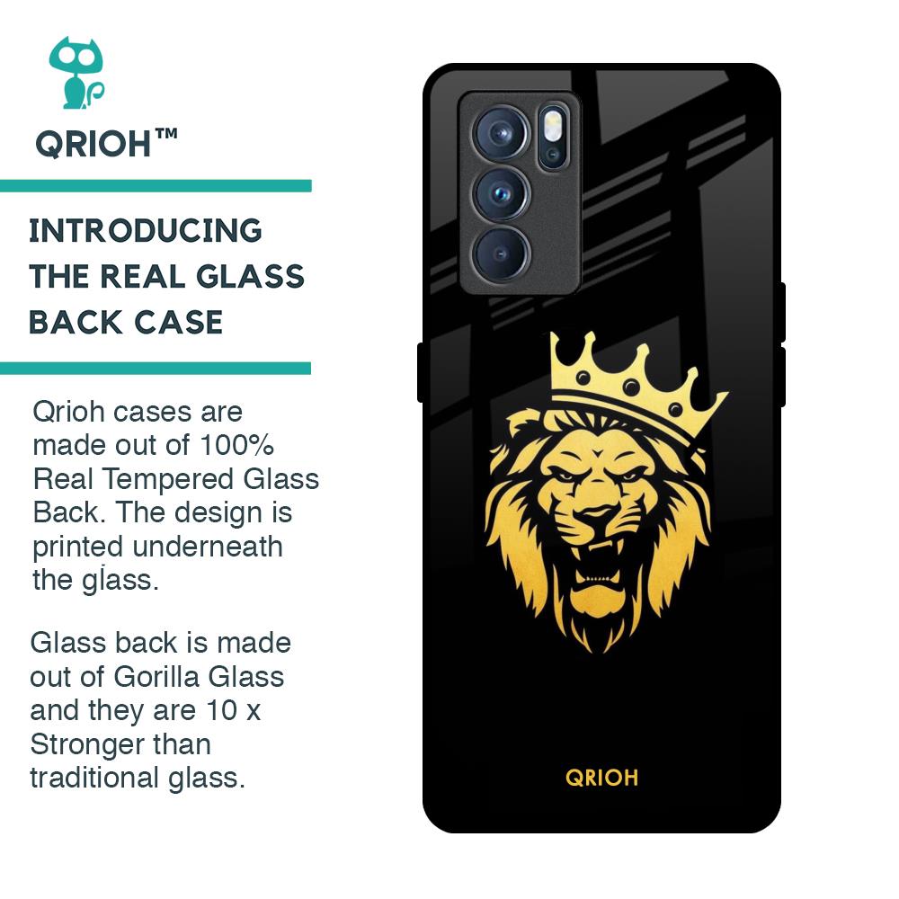 Lion The King Glass Case for Oppo Reno6