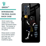 Luffy Line Art Glass Case for Oppo Reno6