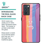 Lucky Abstract Glass Case for Oppo Reno6