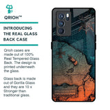 Geographical Map Glass Case for Oppo Reno6