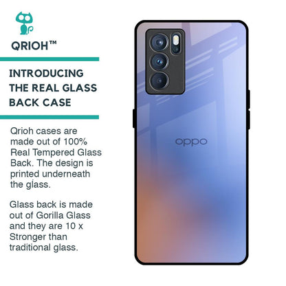 Blue Aura Glass Case for Oppo Reno6