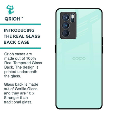 Teal Glass Case for Oppo Reno6