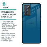 Cobalt Blue Glass Case for Oppo Reno6