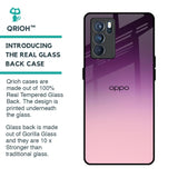 Purple Gradient Glass case for Oppo Reno6
