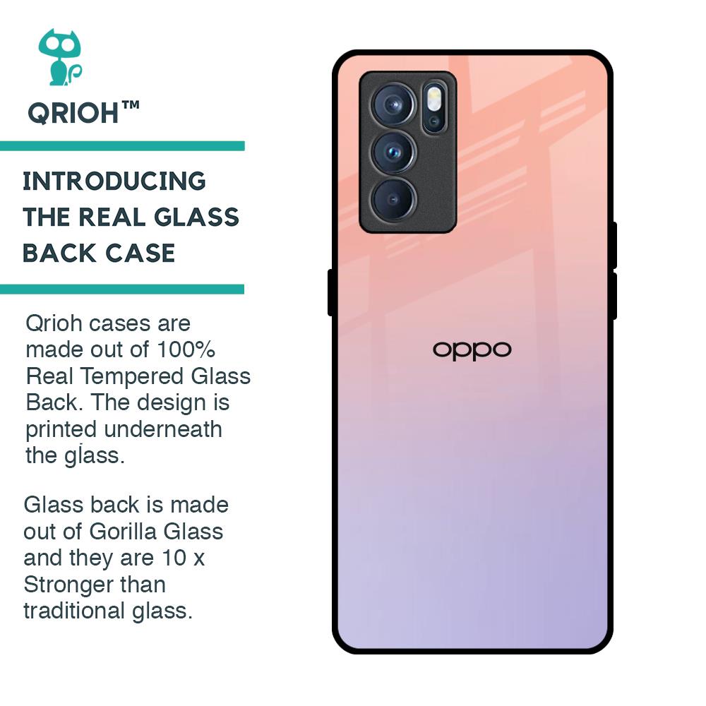 Dawn Gradient Glass Case for Oppo Reno6