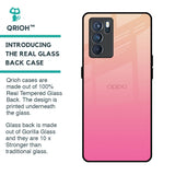 Pastel Pink Gradient Glass Case For Oppo Reno6