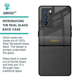 Grey Metallic Glass Case For Oppo Reno6