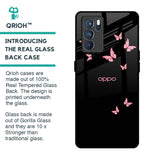 Fly Butterfly Glass Case for Oppo Reno6