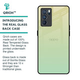 Mint Green Gradient Glass Case for Oppo Reno6