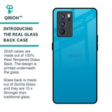Blue Aqua Glass Case for Oppo Reno6