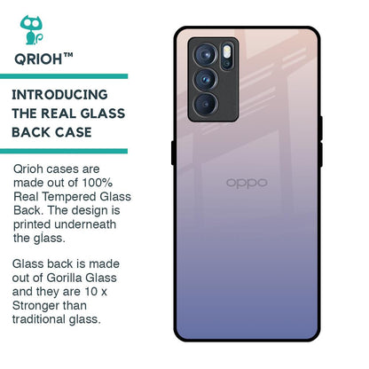 Rose Hue Glass Case for Oppo Reno6