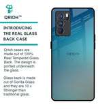 Sea Theme Gradient Glass Case for Oppo Reno6