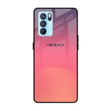Sunset Orange Oppo Reno6 Glass Cases & Covers Online