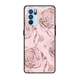 Shimmer Roses Oppo Reno6 Glass Cases & Covers Online